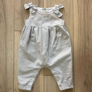 Piper and Posie Cotton Baby Girl Romper